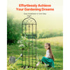 VEVOR Garden Trellis for Climbing Plants, 87 x 20 in, 4 Packs Rustproof Metal Garden Flower Trellis, Outdoor Climbing Rose Trellis Cucumbers Support, Decorative Clematis Trellis for Courtyards Lawns
