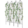 VEVOR Garden Trellis for Climbing Plants, 87 x 20 in, 4 Packs Rustproof Metal Garden Flower Trellis, Outdoor Climbing Rose Trellis Cucumbers Support, Decorative Clematis Trellis for Courtyards Lawns
