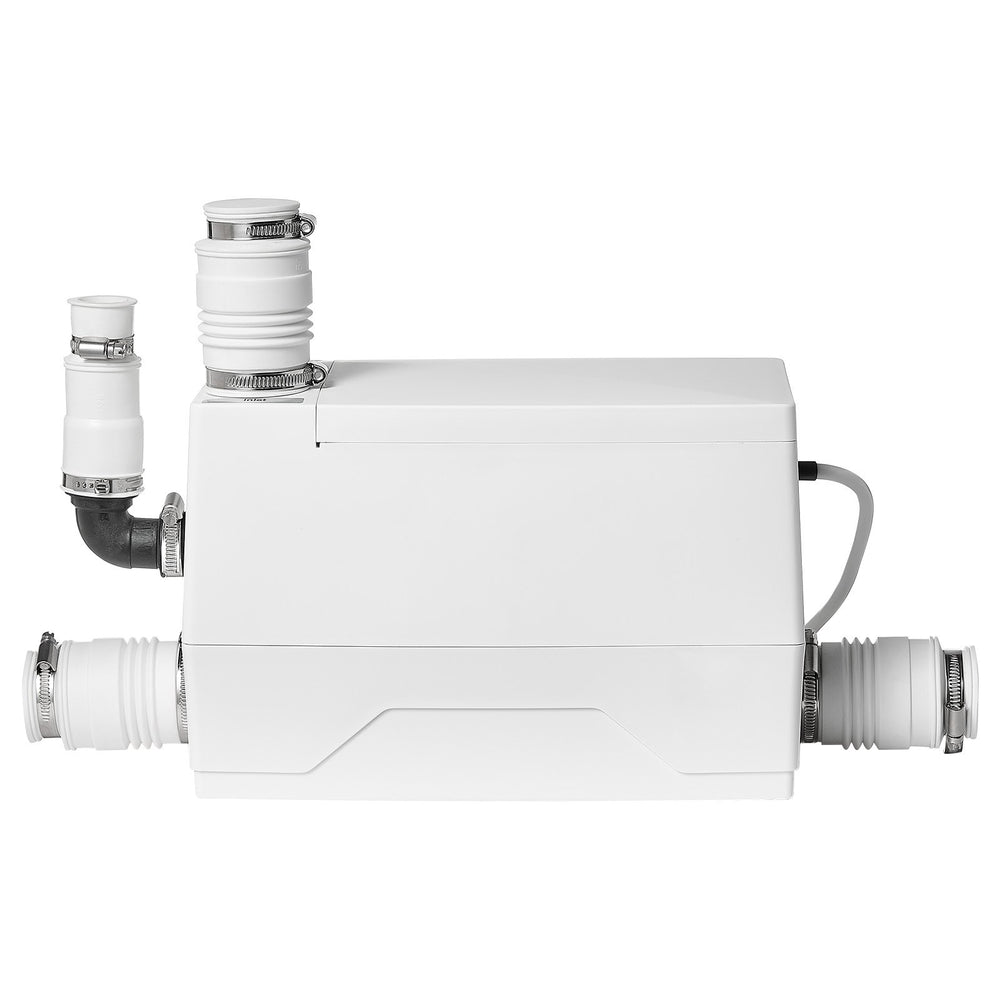 VEVOR Utility Sink Pump 350W 7200L/h Flow 26.2 ft / 8 m Head Drain Pump, Waste Water Disposal Machine with 3 Inlets, Portable & Powerful Performance, for Basement, Kitchen, Sink, Shower, Gray Water