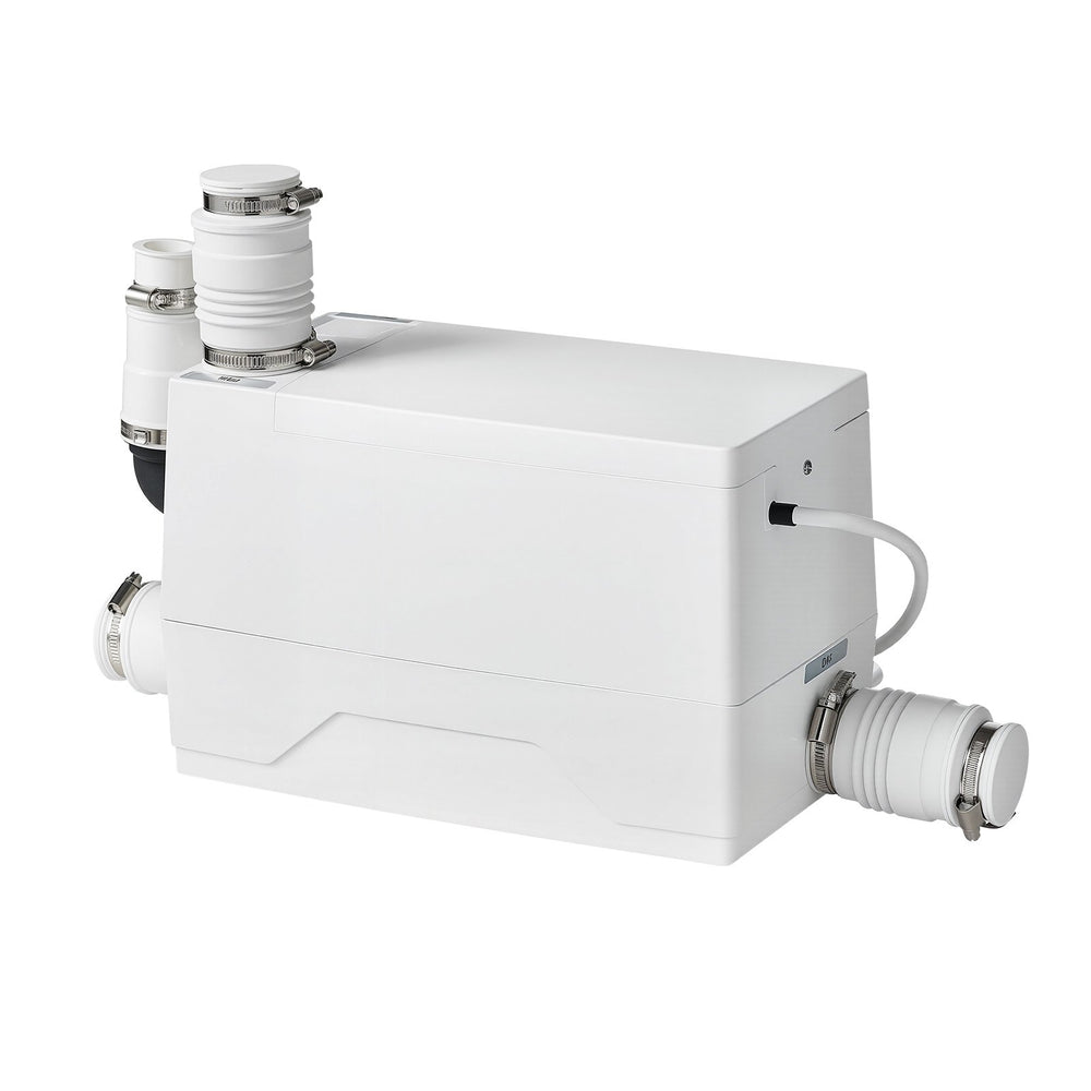VEVOR Utility Sink Pump 350W 7200L/h Flow 26.2 ft / 8 m Head Drain Pump, Waste Water Disposal Machine with 3 Inlets, Portable & Powerful Performance, for Basement, Kitchen, Sink, Shower, Gray Water