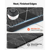 VEVOR Transition Edge Kit, 11-Piece, Durable Straight Garage Floor Edging, PP Material, Easy Installation, Edge Protection for Wet Area Restaurant Pool, Only Compatible with VEVOR Drainage Mats, Black
