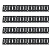 VEVOR E Track Tie Down Rail Kit, 5' Steel Rails, 4 Pack, Secure Cargo & Heavy Loads Up to 2000 lbs, Heavy Duty Etrack Rails with Screws for Garages, Vans, Trailers, Motorcycle Tie Downs, ATV Mountings