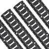 VEVOR E Track Tie Down Rail Kit, 5' Steel Rails, 4 Pack, Secure Cargo & Heavy Loads Up to 2000 lbs, Heavy Duty Etrack Rails with Screws for Garages, Vans, Trailers, Motorcycle Tie Downs, ATV Mountings