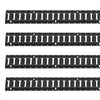 VEVOR E Track Tie-Down Rail Kit, 18PCS 5' E-Tracks Set Includes 4 Steel Rails & 8 O-Ring Anchors & 4 Tie-Offs with D-Ring & 2 Ratchet Straps, Securing Accessories for Cargo Motorcycles Bikes, 2000 lbs
