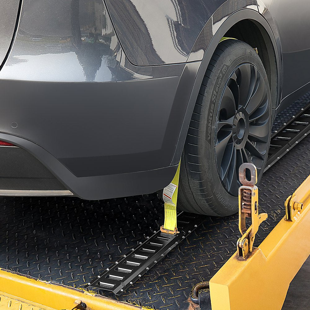 VEVOR E Track Tie Down Rail Kit, 2' Steel Rails, 4 Pack, Secure Cargo & Heavy Loads Up to 2000 lbs, Heavy Duty Etrack Rails with Screws for Garages, Vans, Trailers, Motorcycle Tie Downs, ATV Mountings