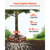 VEVOR Tree Watering Rings, 4 Pcs 16 Gallons Tree Watering Bags, 6-9 Hours Slow Release, Refillable Planting Water Bags, Water Saving, Heavy Duty Watering System for Shrub Tree Root Drip Irrigation