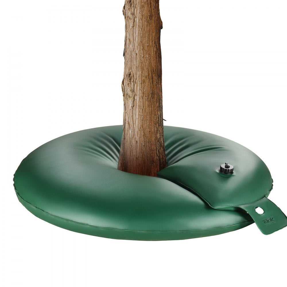 VEVOR Tree Watering Rings, 4 Pcs 20 Gallons Tree Watering Bags, 6-9 Hours Slow Release, Refillable Planting Water Bags, Water Saving, Heavy Duty Watering System for Shrub Tree Root Drip Irrigation