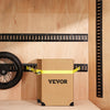 VEVOR E Track Tie-Down Rail Kit, 30PCS 5FT E-Tracks Set Includes 4 Steel Rails & 2 Single Slot & 8 O Rings & 8 Tie-Offs with D-Ring & 8 End Caps, Securing Accessories for Cargo, Motorcycles, and Bikes