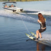 VEVOR 46" Water Skis, Kids Water Ski Trainers with X-7 Adjustable Bindings, Double-Handle Rope & Removable Stabilizing Bar, Training Waterskis Combo for Kids Youth Up to 300 lbs