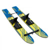 VEVOR 46" Water Skis, Kids Water Ski Trainers with X-7 Adjustable Bindings, Double-Handle Rope & Removable Stabilizing Bar, Training Waterskis Combo for Kids Youth Up to 300 lbs