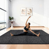 VEVOR Puzzle Exercise Mat, 12 PCS Fitness Equipment Mats, 24 x 24 x 0.56 in, High-Density EVA Foam Mat Set, Interlocking Rubber Soft Tiles, Protective Floor Padding with White Dots for Home Gym Office
