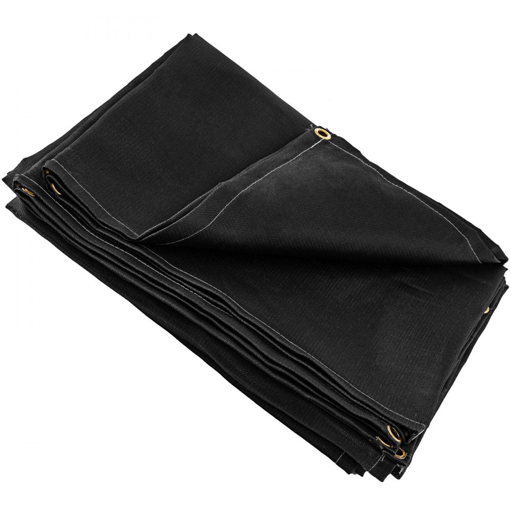 VEVOR Welding Blanket, 10 x 10 Foot Fiberglass Blanket, Up To 550 °C Heat-Resistant Fire Retardant Blanket with Premium Brass Grommets