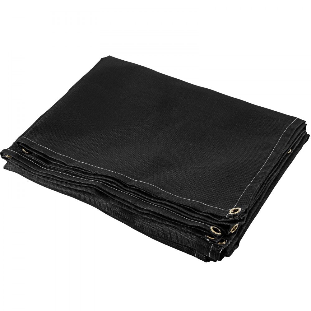 VEVOR Welding Blanket, 10 x 10 Foot Fiberglass Blanket, Up To 550 °C Heat-Resistant Fire Retardant Blanket with Premium Brass Grommets