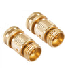 VEVOR Garden Hose Quick Connect, 3/4 inch Male & Female, 200 PSI Heavy Duty Solid Brass Quick Connector, 2 Sets Garden Hose Fitting, No Leak Water Hoses Connectors with Gaskets