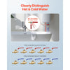 VEVOR PEX Ball Valve, 10 Pieces, 1/2 in PEX Brass Ball Valve, PEX Full Port Brass Ball Valves, Quarter Turn Hot (Red) Cold (Blue) PEX Full Port Ball Valve, for Kitchen, Hydronic Heating, Bathroom