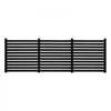 VEVOR 3 Panels Outdoor Privacy Screen, 50 x 48 in Air Conditioner Fence with 27.6 in Ground Stakes, Pool Equipment Enclosure, Vinyl Privacy Fence, Ideal for Trash Can and A/C Units, Black