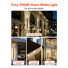 VEVOR Outdoor Wall Lights, 2 Pack, 31.5 Inch Long Strip Modern Exterior Wall Sconce Light Fixtures, 3000K Warm White, IP65 Waterproof Anti-Rust Outside Wall Mount Lighting, for House, Porch, Garage