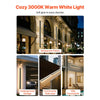 VEVOR Outdoor Wall Lights, 2 Pack, 47.2 Inch Long Strip Modern Exterior Wall Sconce Light Fixtures, 3000K Warm White, IP65 Waterproof Anti-Rust Outside Wall Mount Lighting, for House, Porch, Garage