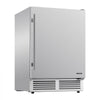 VEVOR Outdoor Beverage Refrigerator, 24 Inch Undercounter Drink Fridge, 304 Stainless Steel Body, 5.0 Cu. Ft, Hold 180 Cans, Powerful Cooling System, Built-in / Freestand Cooler, Home Bar & Patio