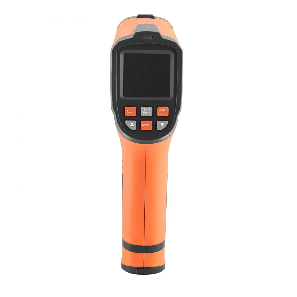 VEVOR Infrared Thermometer, -22℉ to 2912℉ Dual-Mode IR Thermometer Gun with K-Type Thermocouple, Dual Laser Heat Temperature Gun Non-Contact for Metal Smelting/Engine/Industry/Cooking (Not for Human)