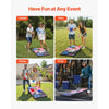 VEVOR Cornhole Set, 3x2 ft Corn Hole Game Boards, MDF Wood Portable Toss Board, Indoor and Outdoor Cornhole Play for Adults, Include 8 Bean Bags and Carrying Case, for Yard, Backyard, Beach, Camping