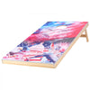 VEVOR Cornhole Set, 4x2 ft Corn Hole Game Boards, Solid Wood Portable Toss Board, Indoor and Outdoor Cornhole Play for Adults, Include 8 Bean Bags and Carrying Case, for Yard, Backyard, Beach, Camping