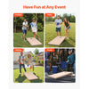 VEVOR Cornhole Set, 4x2 ft Corn Hole Game Boards, Solid Wood Portable Toss Board, Indoor and Outdoor Cornhole Play for Adults, Toss Game Include Carrying Case, for Yard, Backyard, Beach, Camping