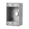 VEVOR Outdoor Electrical Box, 4.5 x 2.8 x 2 in, Weatherproof Outlet Junction Box, Suitable 1/2-Inch or 3/4-Inch Electrical Conduit, 18.3 Cu.In Large Capacity Plug Receptacle Protector, 4PCS, Gray
