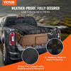 VEVOR Cargo Net, 72 in x 57 in, Heavy Duty Truck Cargo Net for Truck Bed, 4 Adjustable Straps with Carabiners and Rubber Coated Hooks, Durable, Suitable for Pickup, Jeep, Truck, SUV, Boat (Black)