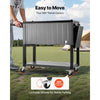 VEVOR 80QT rolling ice chest - easy to move with 360° swivel casters