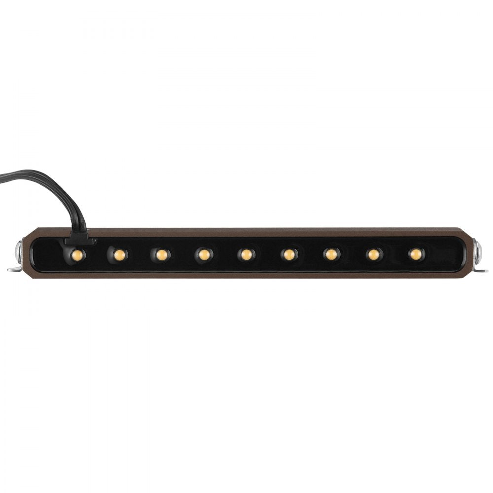 VEVOR LED Landscape Illumination, 6.8'' Wall Retention Lighting, 3W 12V-24V AC/DC Energy-Efficient Paver Illumination, IP68 Weather-Resistant Outdoor Pathway Lights, 3000K Adjustable Terrace Lights