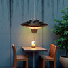 VEVOR Hanging Patio Heater, 1500W Electric Space Infrared Heater, IP34 Protection with 23.6 inch Pull Cord & Adjustable Chain, for Porch,Patio,Dining Room,Studio Outdoor/Indoor