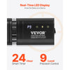 VEVOR Infrared Heater, 1500W Electric Space Infrared Carbon Heater with Remote Control & 9 Speeds & 24h Timer, for Porch,Patio,Dining Room,Studio,Backyard,Garage, Wall Mount Outdoor
