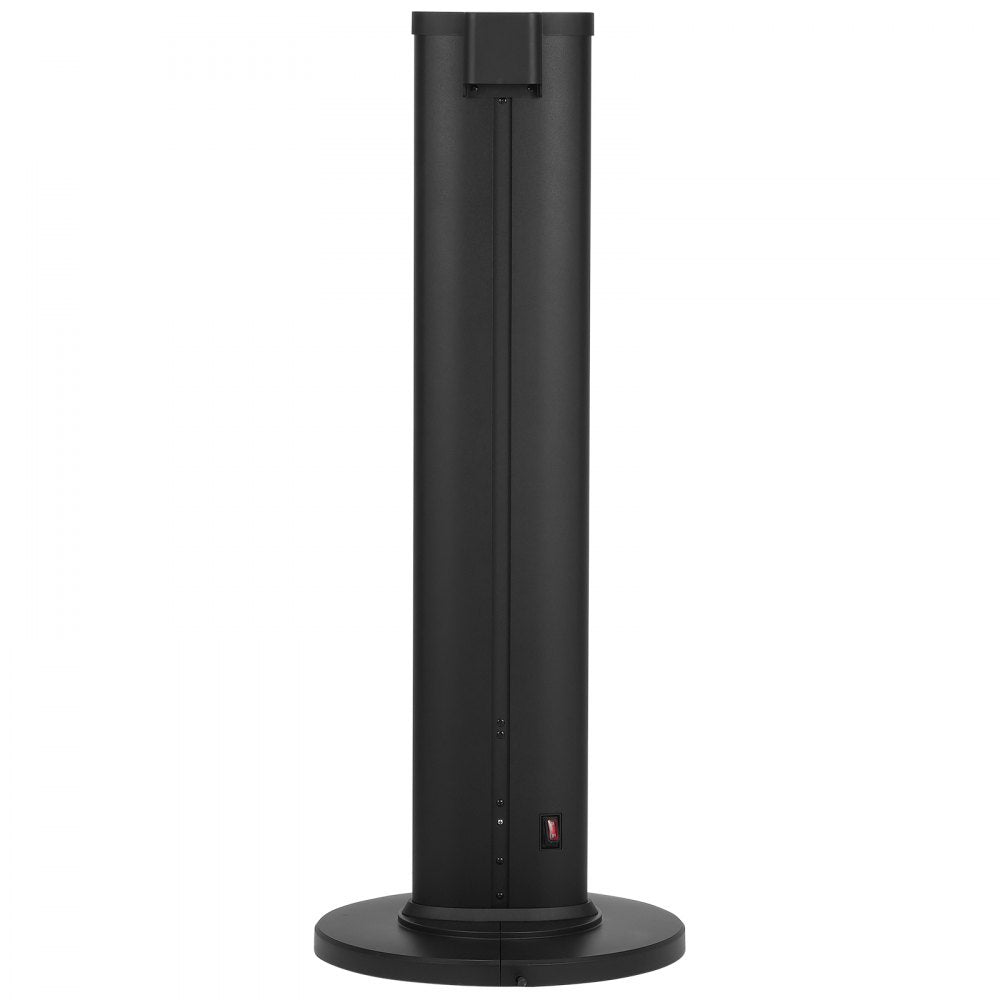 VEVOR Infrared Heater, 1500W Remote Control Electric Space Heater, Patio Heater w/ 3 Speeds & Timer & Tip-Over Protection, Outdoor/Outdoor for Bedroom,Studio,Porch,Dining Room,Studio, Stand,40in L
