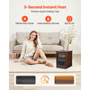 VEVOR Infrared Heater, 1500W Electric Space Heater with Remote Control, LED Screen & 24H Timer, Multiple Temperature Adjustable for Patio Bedroom,Living Room,Studio,Dining Room