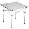 VEVOR Folding Camping Table, Outdoor Portable Side Tables, Lightweight Fold Up Table, Aluminum Ultra Compact Work Table with Carry Bag, For Cooking, Beach, Picnic, Travel, 24x16 inch, Silver