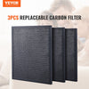 VEVOR Active Carbon Filters, 3 Pack, 15.7'' x 15.7'' Air Filter Replacement, High-efficient Stage 2 Filters Compatible w/ BlueDri & VEVOR Scrubber, Air Purifiers, Water Damage Restoration Equipment