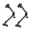 VEVOR Ski and Snowboard Roof Rack, 31.7-Inch Universal Ski Rack for Car Roof Fit Most Crossbars, Carry up to 6 Pairs of Skis or 4 Snowboards, Aluminum Snowboard Ski Rack with Lock & Rubber Padding
