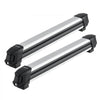 VEVOR Ski & Snowboard Roof Rack, Carry up to 6 Pairs of Skis or 4 Snowboards, 2 PCS Aluminum Universal Car Roof Rack with Lock & Rubber Padding, Carrier for Fishing Rod, Fit Most Slotted Crossbars