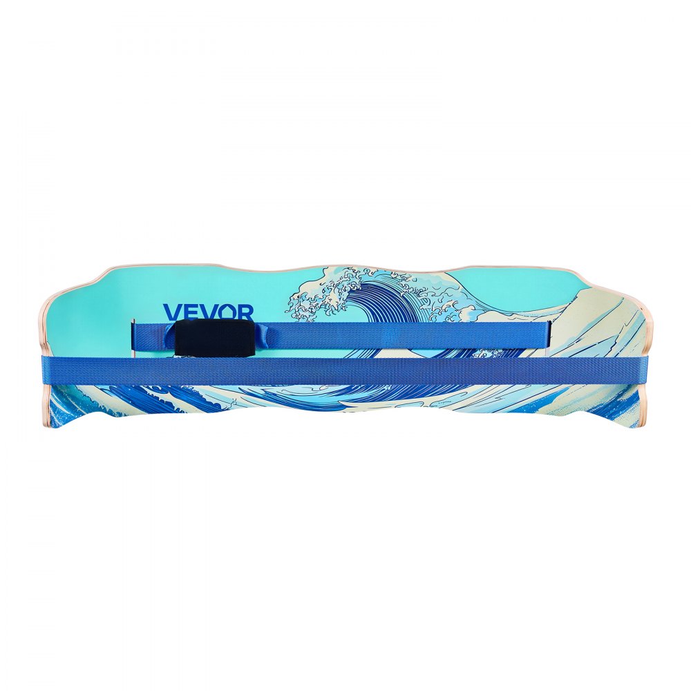 VEVOR Balance Board, Wobble Board Trainer for Adults, Premium Wooden Curved Balance Training Equipment, Compact & Lightweight for Core Workouts, Standing Desk Exercise, Home Gym, Yoga & More, Blue