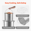 VEVOR 80 Qt Seafood Boiling Kit with Strainer, Outdoor Seafood Boil Pot and Basket, Cooking Set for Crab Crawfish Lobster Boiling, Aluminum Stockpot with 100,000 BTUs Propane Burner and Steamer Rack