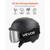 VEVOR Frameless Ski Goggles, Spherical Lens with Silver Mirror Revo Coating, OTG Anti fog Snow Goggles for Men Women, TPU Frame & Ventilation Structure, Suitable for Skiing, Skating, Snowboarding