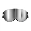 VEVOR Frameless Ski Goggles, Spherical Lens with Silver Mirror Revo Coating, OTG Anti fog Snow Goggles for Men Women, TPU Frame & Ventilation Structure, Suitable for Skiing, Skating, Snowboarding