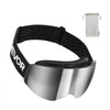 VEVOR Frameless Ski Goggles, Spherical Lens with Silver Mirror Revo Coating, OTG Anti fog Snow Goggles for Men Women, TPU Frame & Ventilation Structure, Suitable for Skiing, Skating, Snowboarding