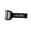 VEVOR Ski Goggles, Cylindrical Lens with Silver Mirror Revo Coating, OTG Anti fog Snow Goggles for Men Women Youth, TPU Frame & Ventilation Structure, Suitable for Skiing, Skating, Snowboarding, Cycling