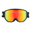 VEVOR Ski Goggles, Cylindrical Lens with Orange Revo Coating, OTG Anti fog Snow Goggles for Men Women Youth, TPU Frame & Ventilation Structure, Suitable for Skiing, Skating, Snowboarding, Cycling