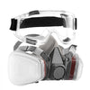 VEVOR Respirator Mask, Reusable Half Face Cover with Safety Glasses and Filters, Organic Vapor Mask and Dust-proof Face Cover, for Painting, Polishing, Welding, Woodworking and Other Work Protection