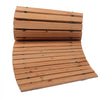 VEVOR Wooden Garden Pathway, 8 ft x 17 in, Non-Slip Curved Garden Walkway, Roll Out Cedar Outdoor Walkway Path with Wire Rope Connection, Decorative Lawn Paver for Backyard Boardwalk Wedding Party