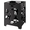 VEVOR Burn Barrel, 21x21x27 inch Burn Cage, Carbon Steel Cage Incinerator, Incinerator Barrel with Lid and Handle for Outdoors