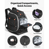 VEVOR Ski Boot Bag, 70L, Snowboard Boots Travel Backpack for Men Women, with Waterproof Exterior & Bottom, Durable 1680D Oxford, Bag for Skis, Snowboard, Helmet, Goggles, Gloves, Accessories (Black)